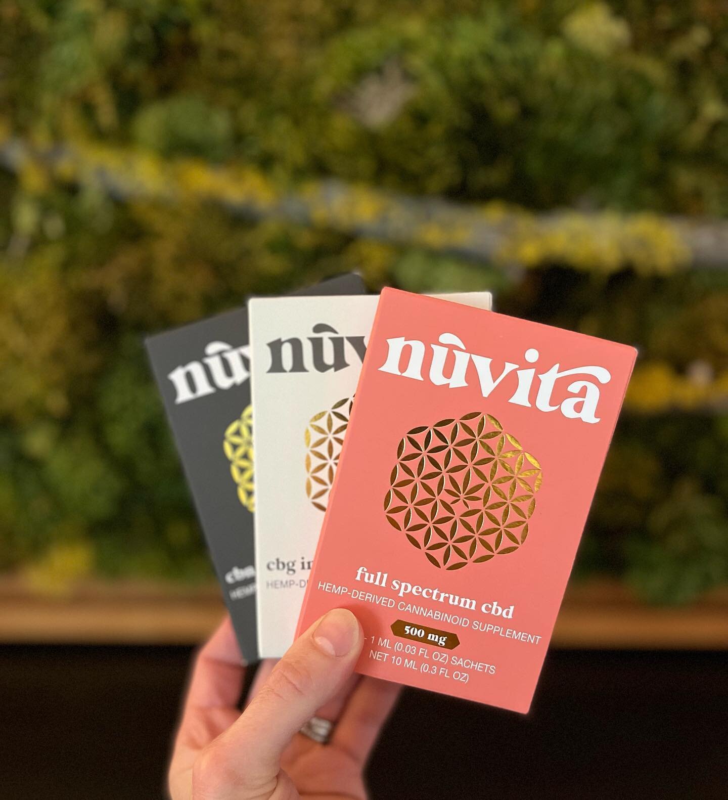 Curious about Nuvita CBD? I&rsquo;ve got samples of the full sprectrum CBD, CBG and CBN! DM if you&rsquo;d like to try one of them out. 🌱

✨100% Organic
✨Vegan
✨Gluten free
✨US grown and manufactured 
✨Certificate of analysis 
✨Glyphosate free
✨Non-