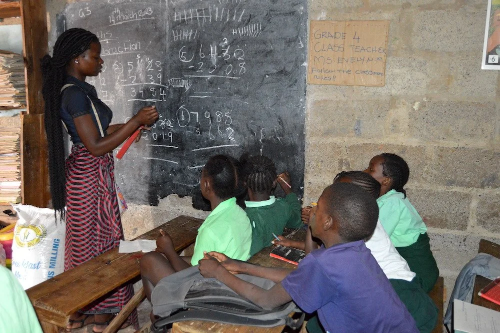 Inside one of Marlina's classrooms