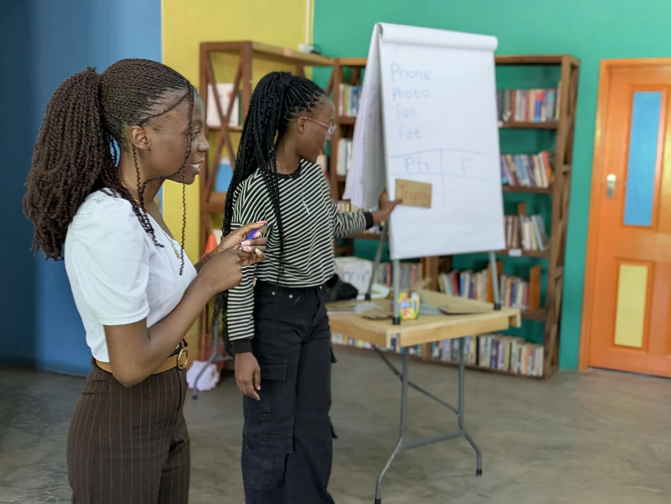 Emeliya Models a Lesson to the Teachers