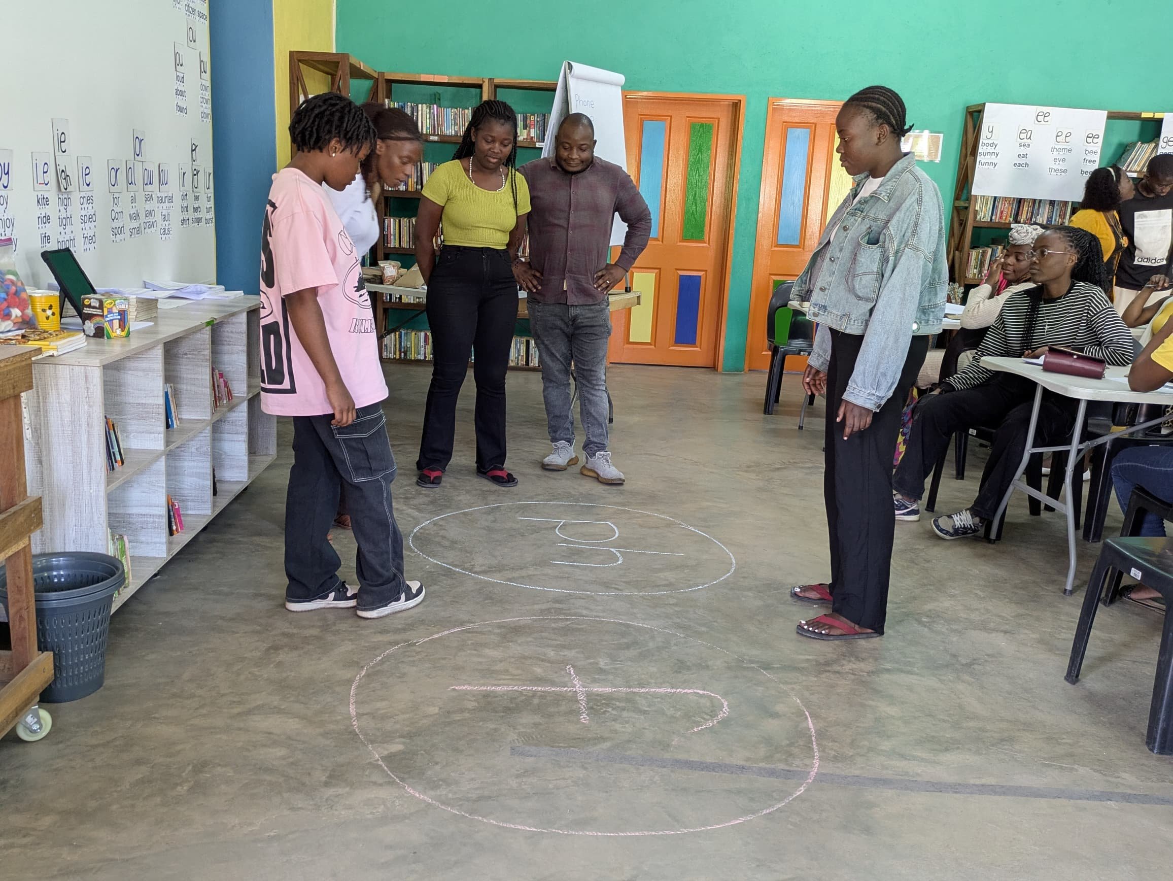Emeliya Demonstrates How to Play a Phonics Game