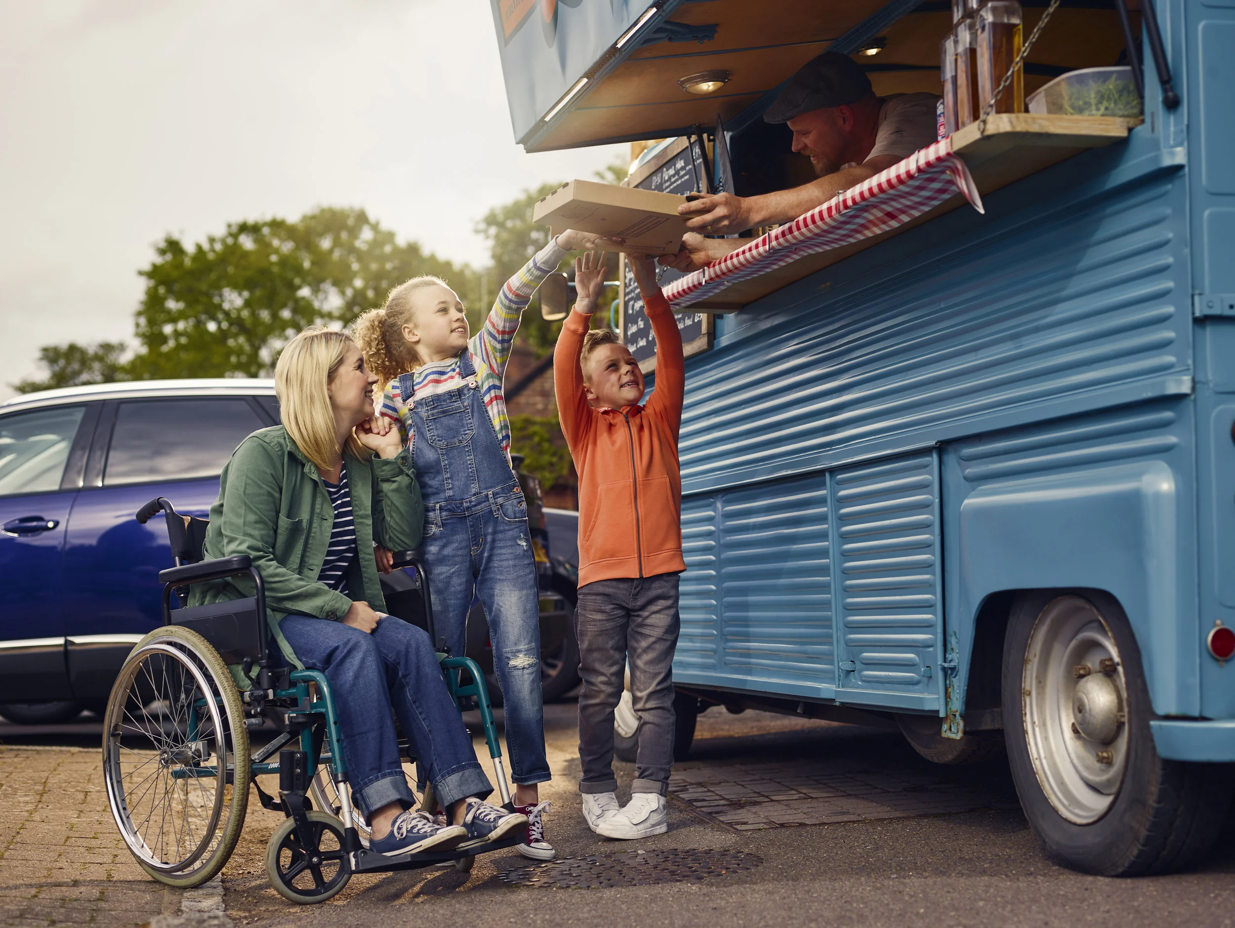 Motability Pizza Monday Laurie Griffiths