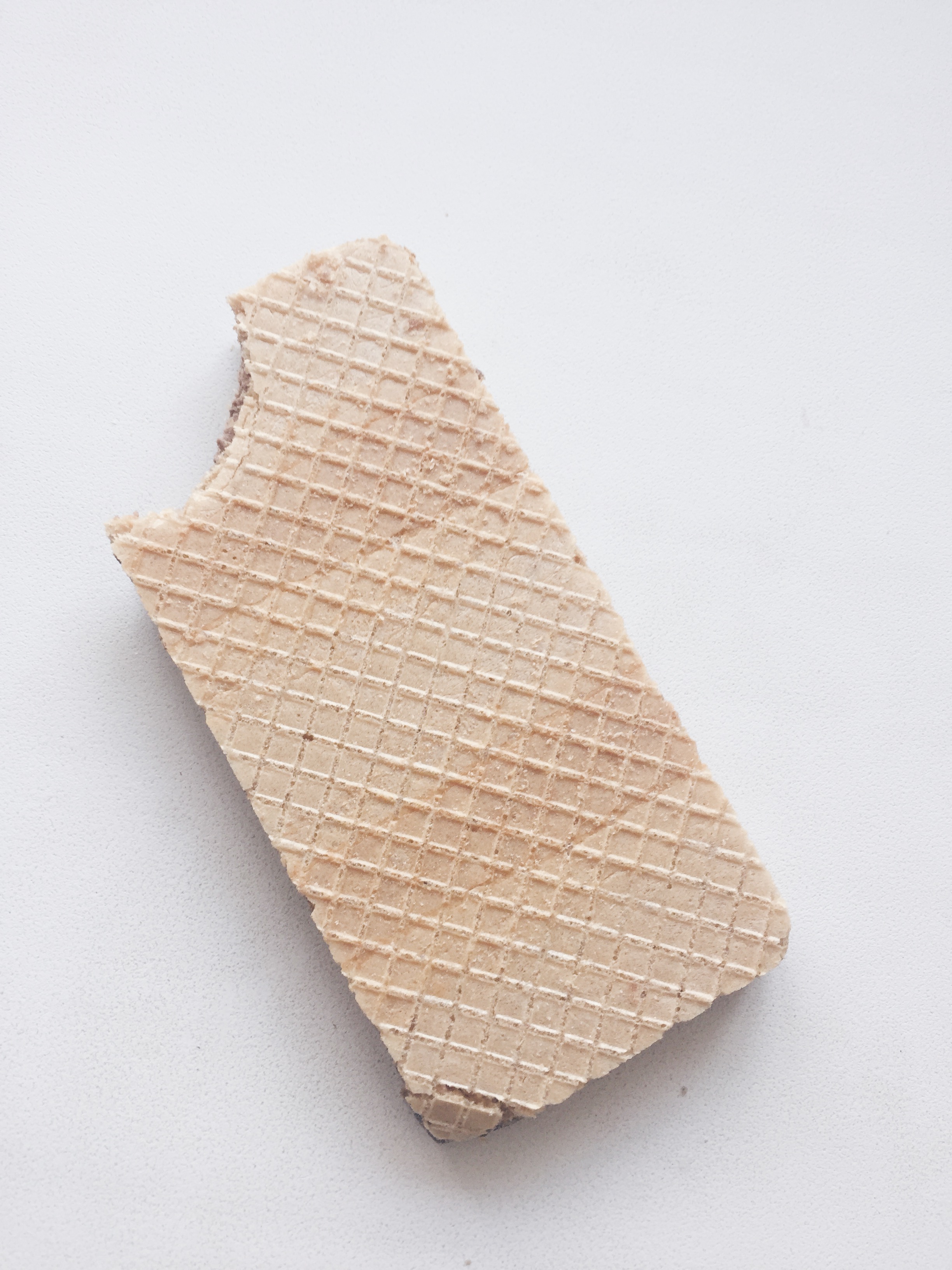A chocolate filled wafer.