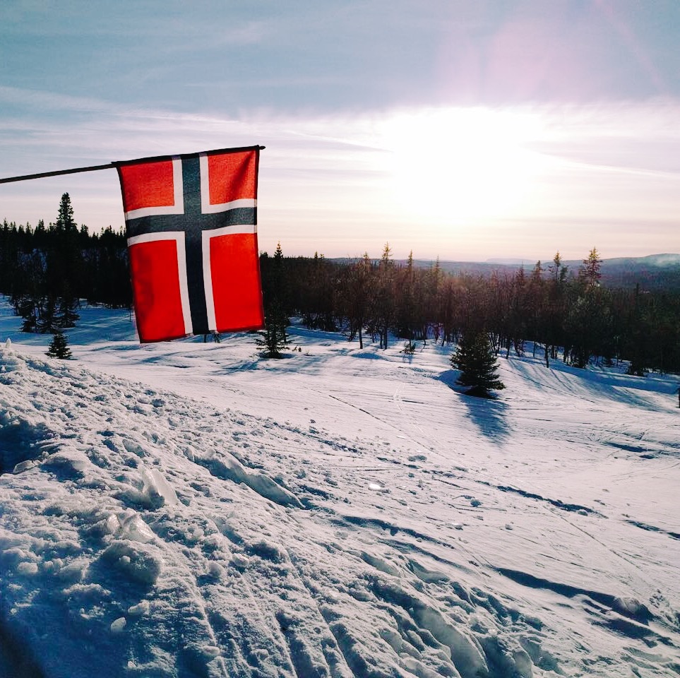 Påske 2016 taken by my brother, Brendan, from our hytte's porch.