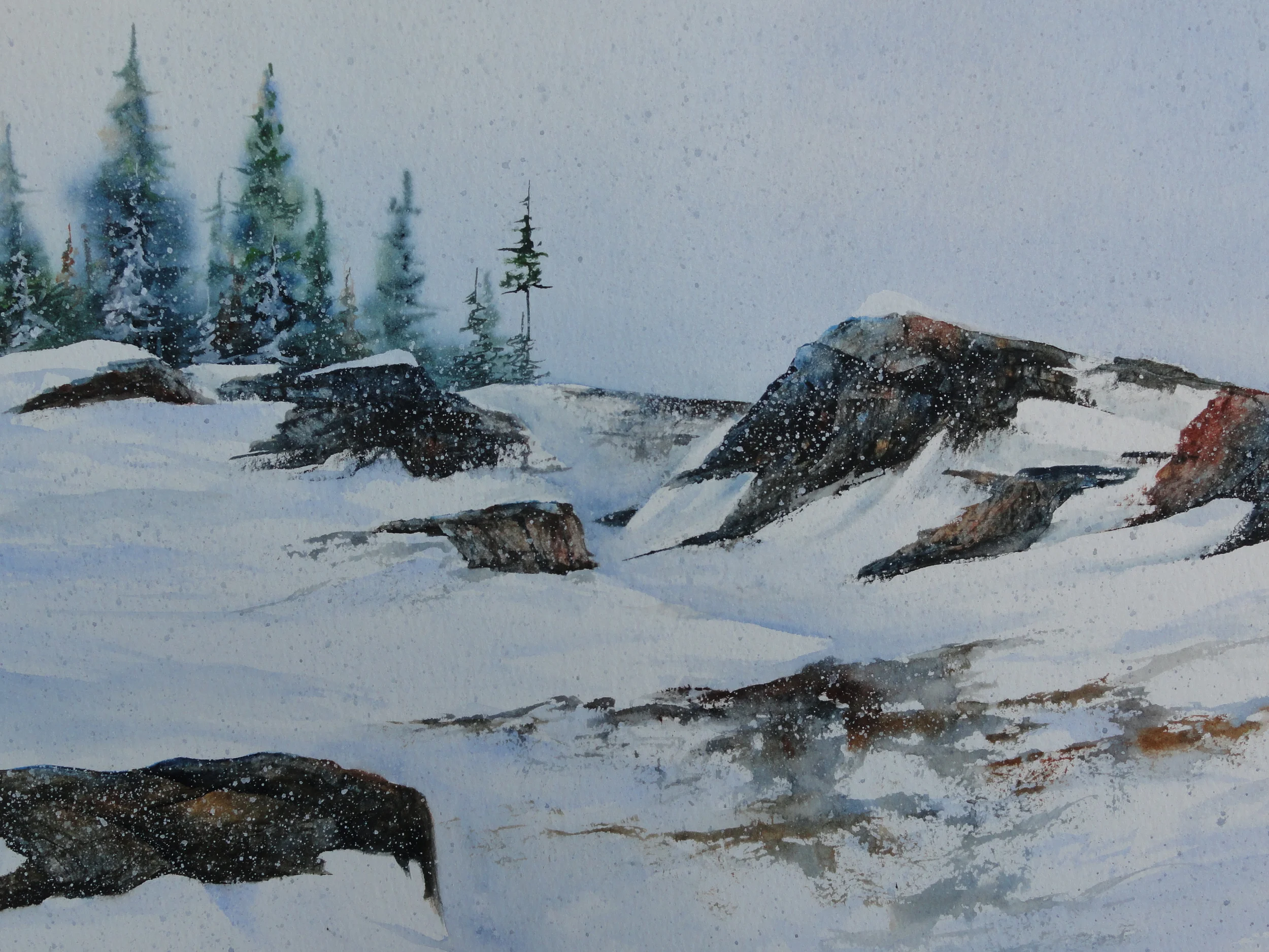 'Continental Divide'                      Watercolor              22x15.JPG