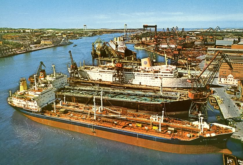 Postcard from the early 70s including Kungsholm and Gripsholm. (www.landgangen.se)