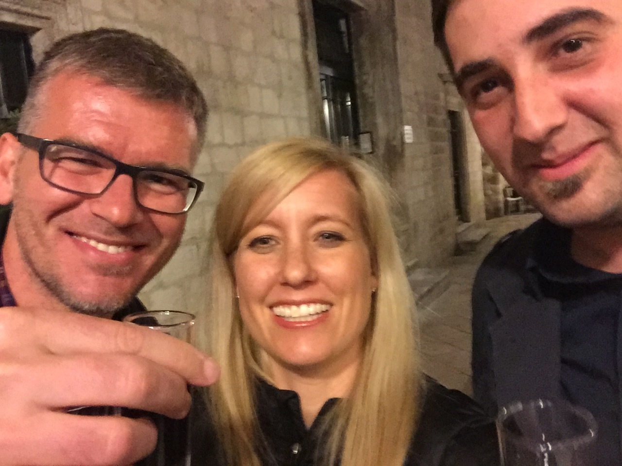 reconnecting with some folks I met the last time I was in Dubrovnik