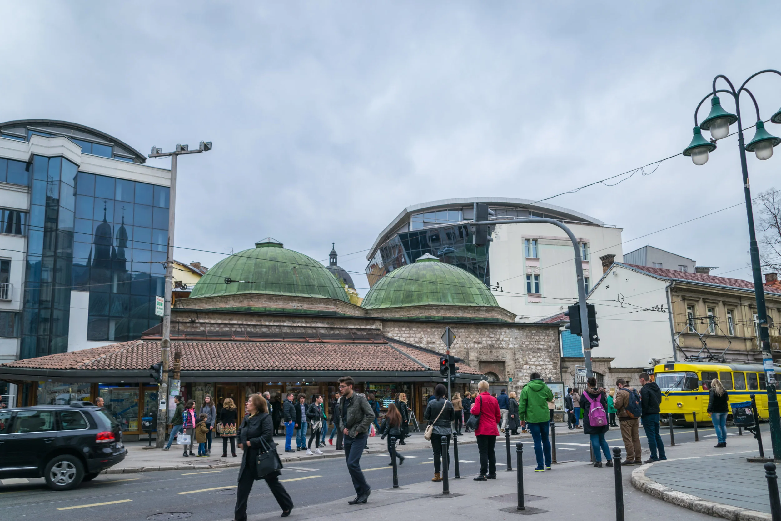 Ottoman, Austro-Hungarian, and socialist architecture mix like oil and water
