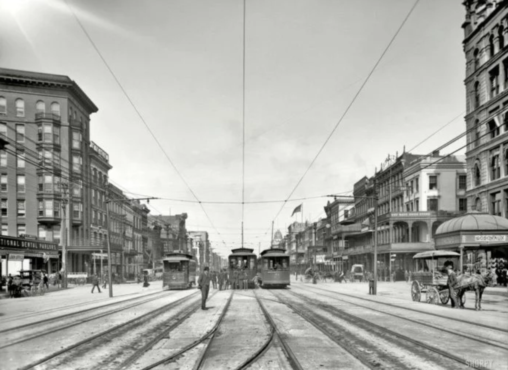Canal Street circa 1907(photo credit: onlyinyourstate.com )