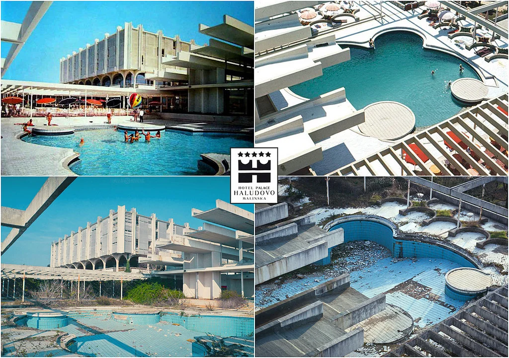 Haludovo, before and after (photo credit: total-croatia-news.com )