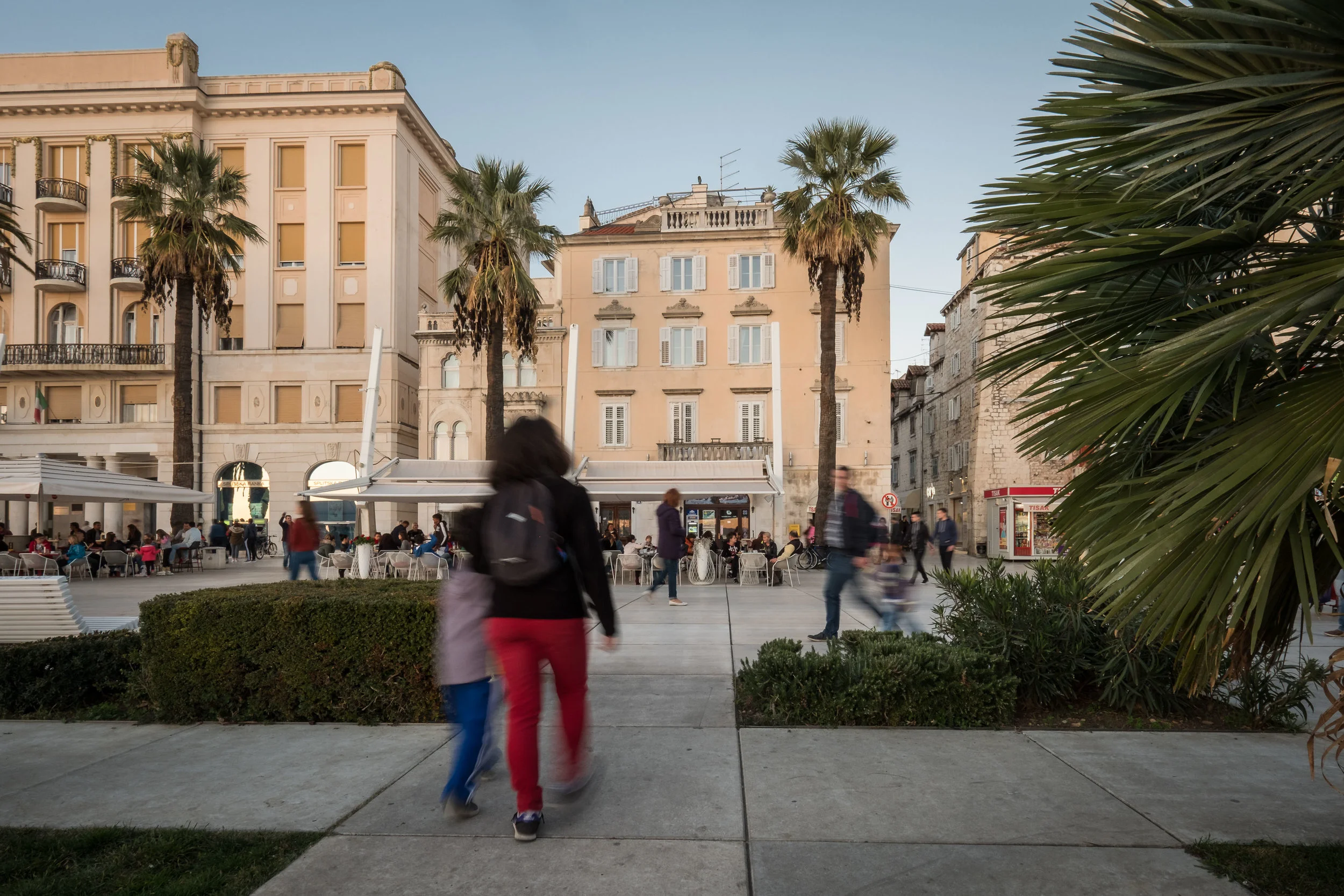 The car-free waterfront of Split, Croatia, a stunning example of people-oriented spaces done right