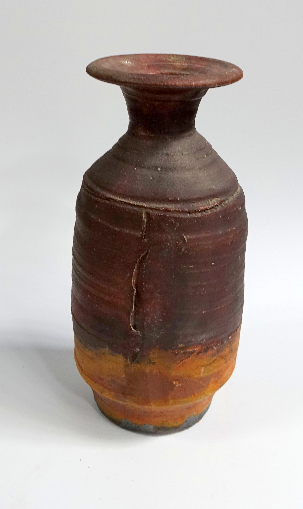 Raku Vase