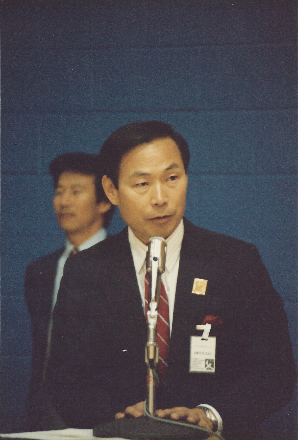 0157 Central Connecticut State University Tournament - Tournament Chairman Moo Yong Lee 1987-09-26.jpg