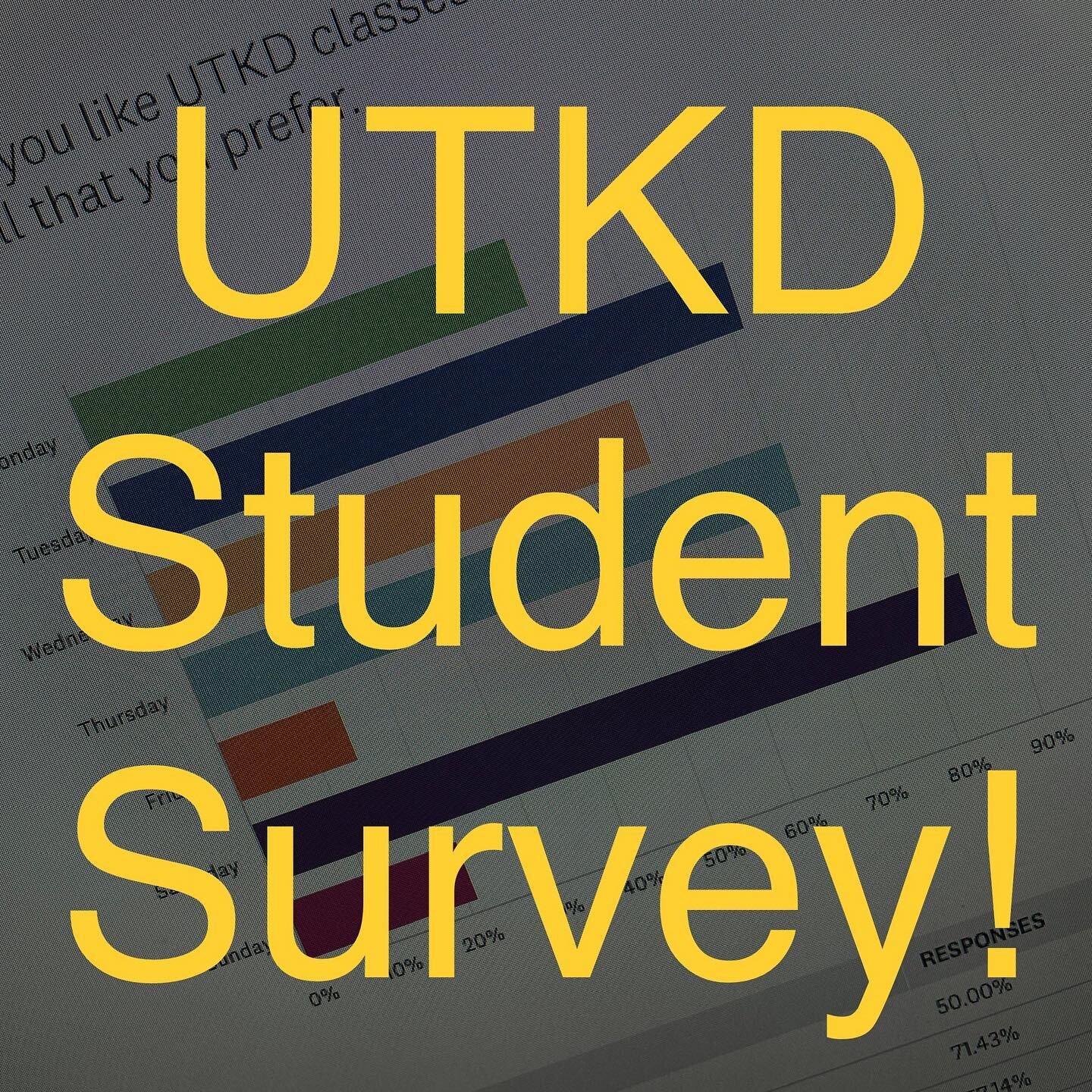 If you are a UTKD member, please check your email for important information regarding a survey we sent to all members.  Your response is important to us!  On average, respondents spent 3 minutes to answer the survey.  Thank you!