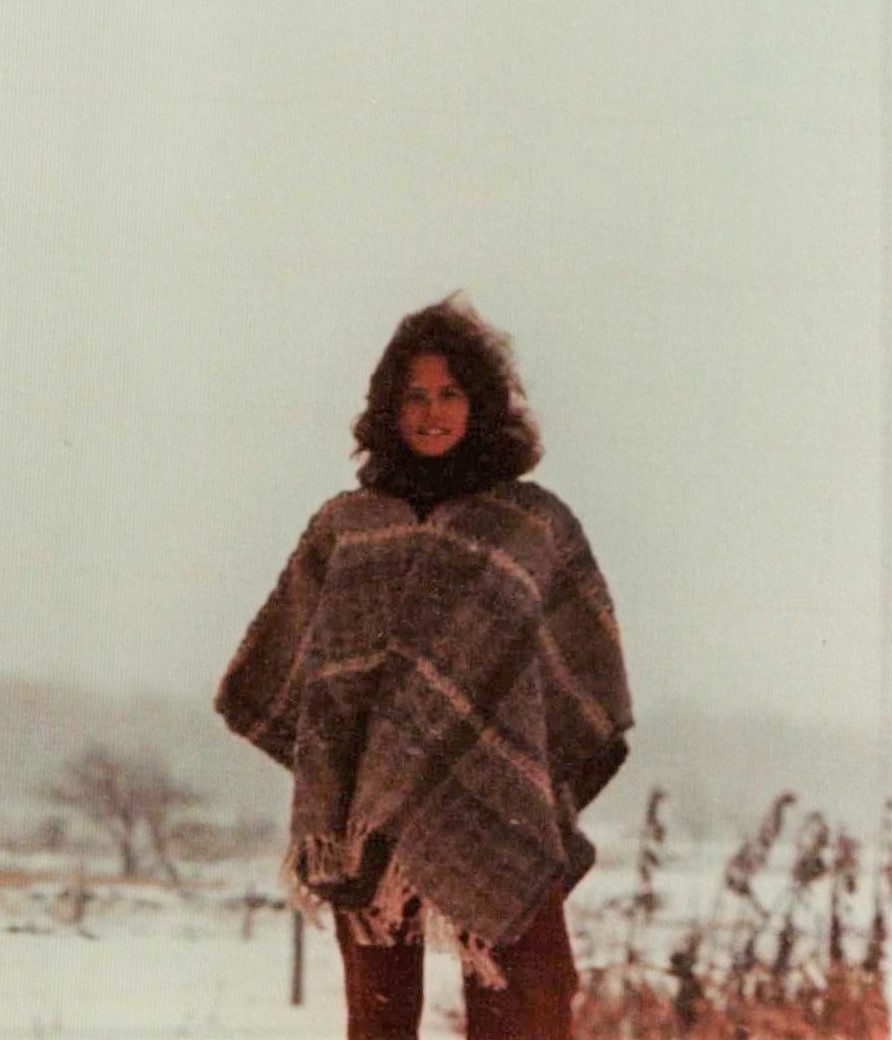 Carol Wearing Poncho (in snow).jpg