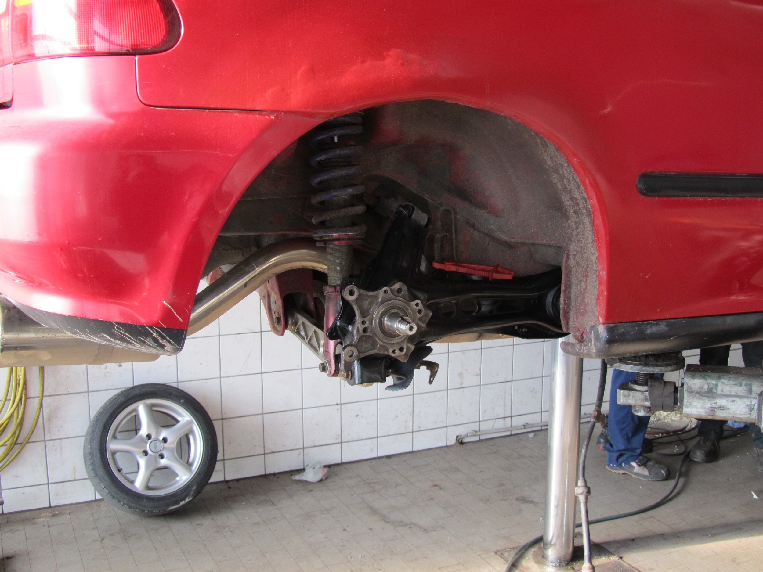 4. Then it was all reverse process with new and restored parts.