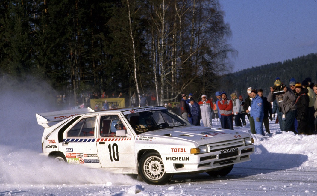 Jean-Claude Andruet and Annick Peuvergne, Rally Sweden 1986