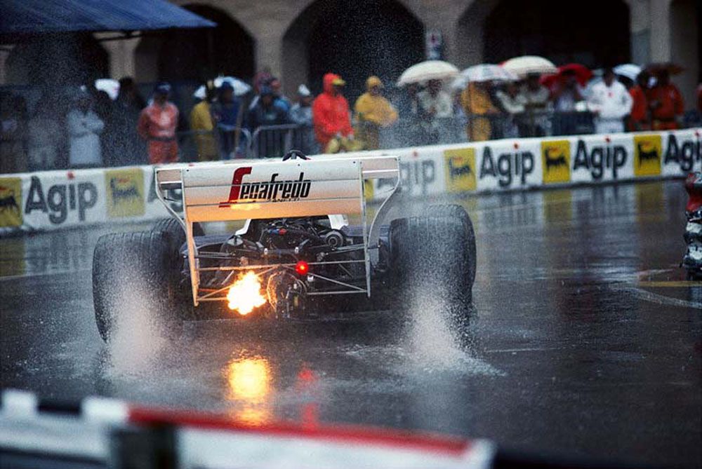 Senna was king in the washed out conditions at Monaco.