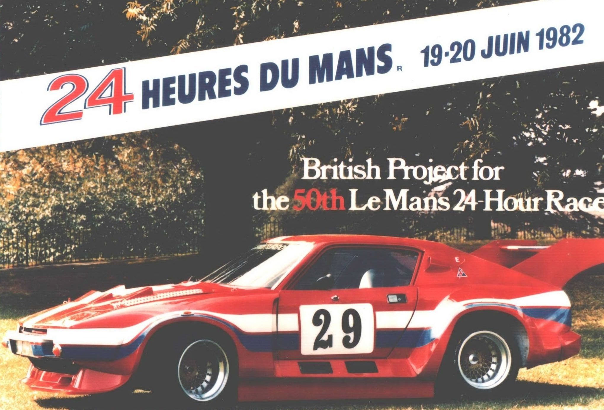 This cheery poster would be all to come of ADA's 1982 Le Mans bid.
