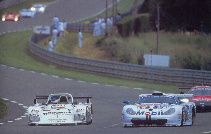 The WSC-95 was too strong for Porsche's own efforts in 1996 and 1997.