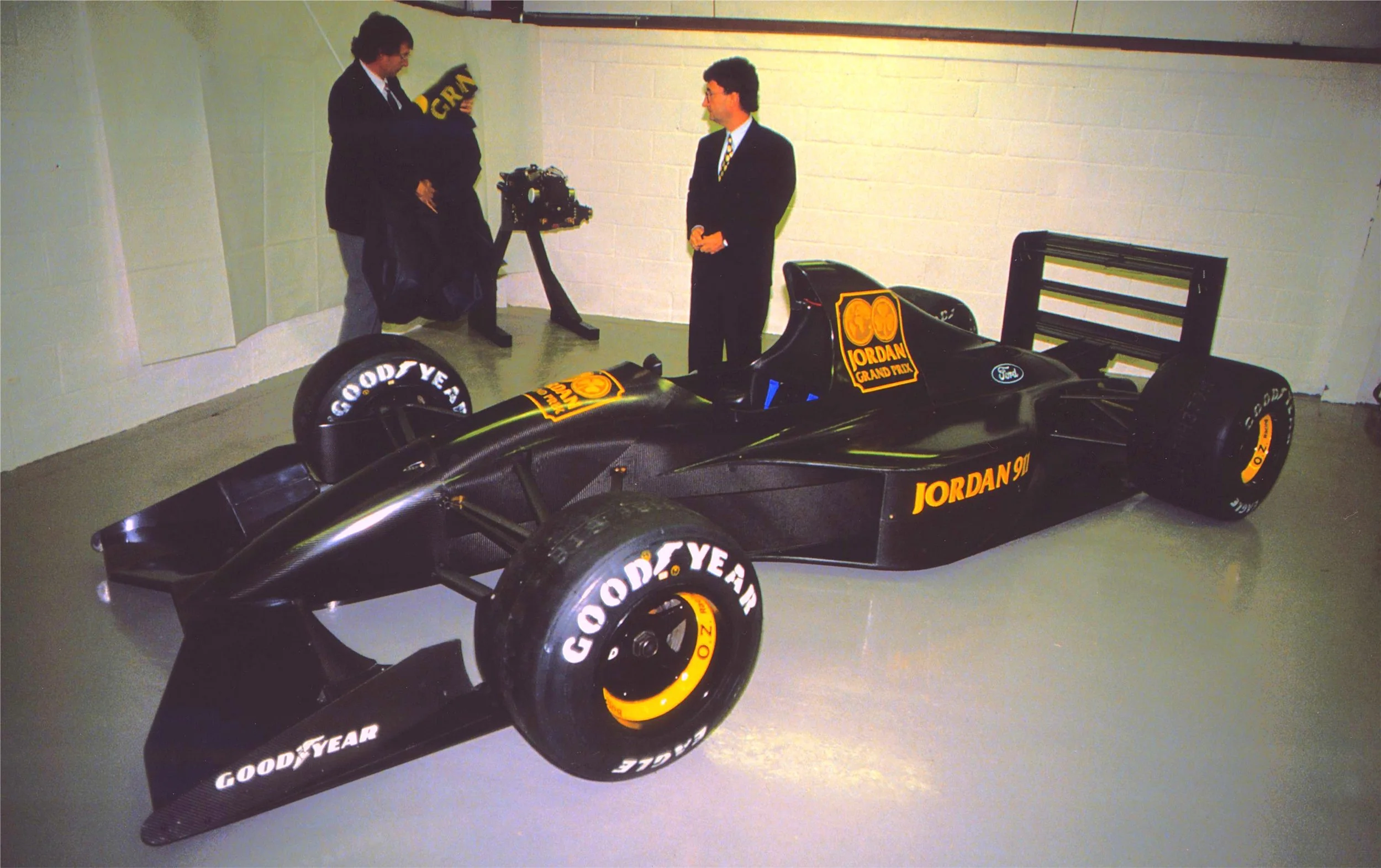 Jordan's car originally went by the ill-advised "911" designation.