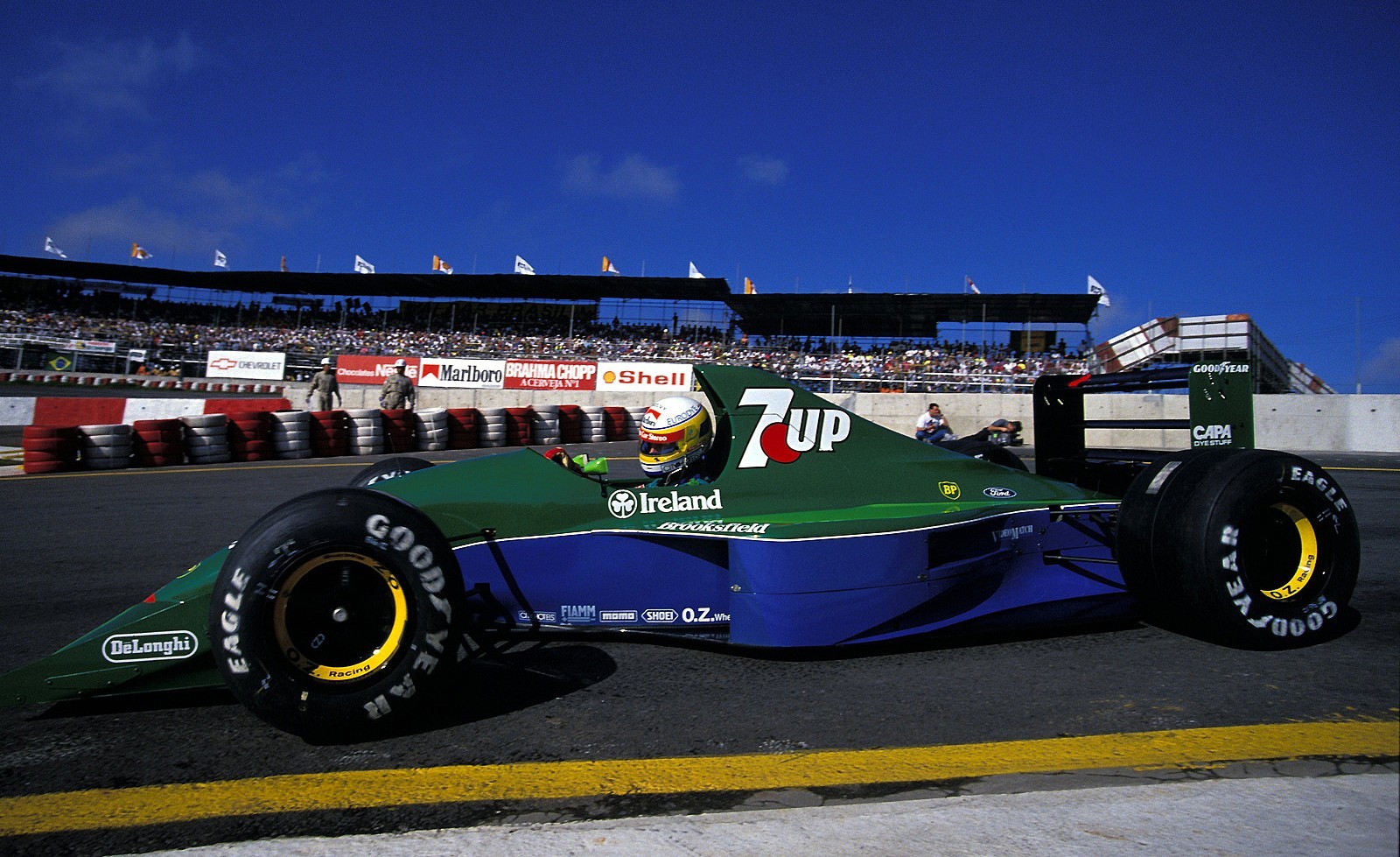 Bertrand Gachot, 1991 Brazilian Grand Prix.