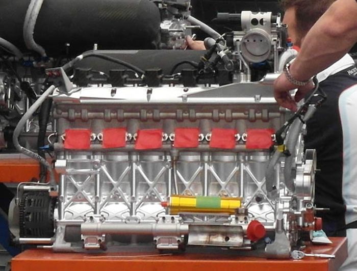 The 2.0L straight six, turbocharged on the AMR-One