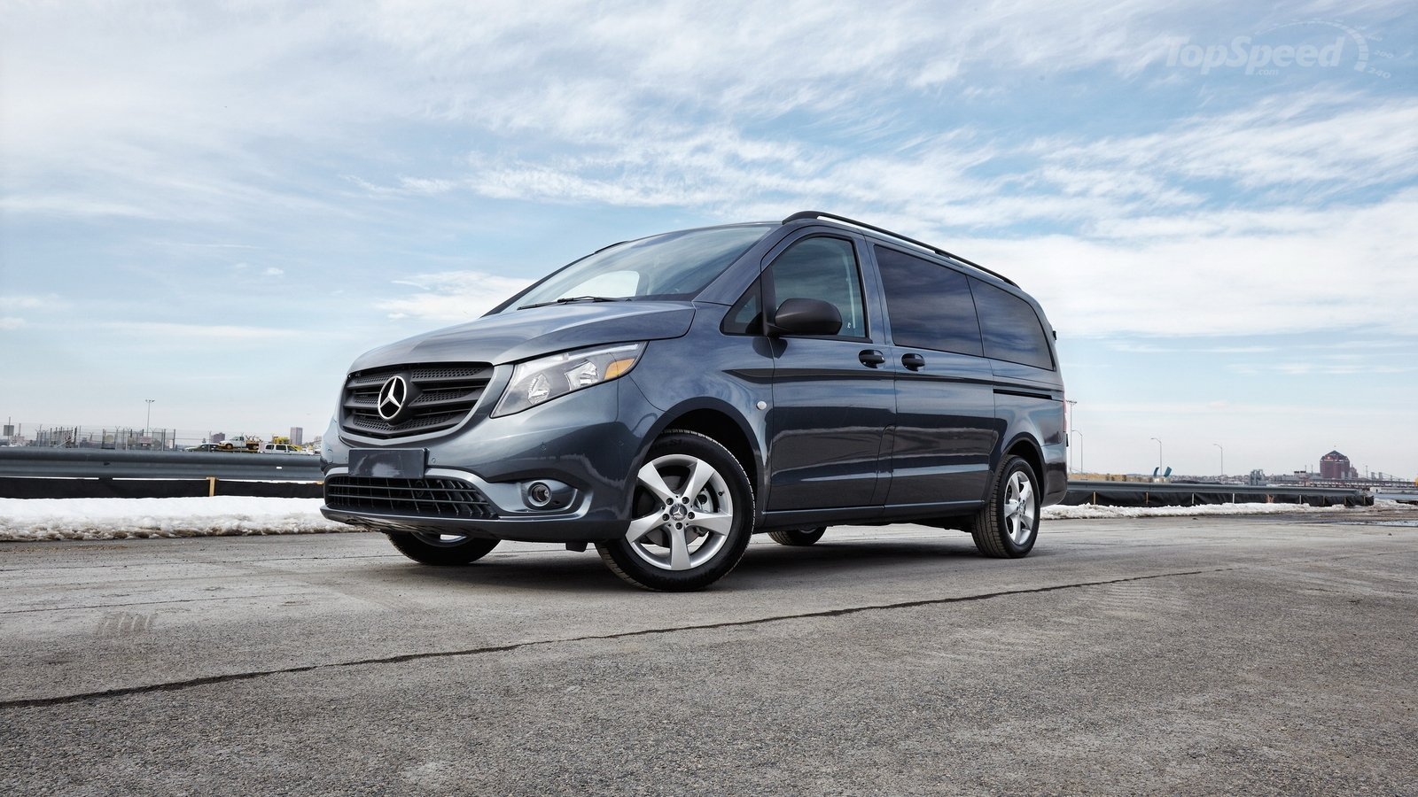 The Mercedes-Benz Metris. Cargo versions are subject to the chicken tax in the United States.