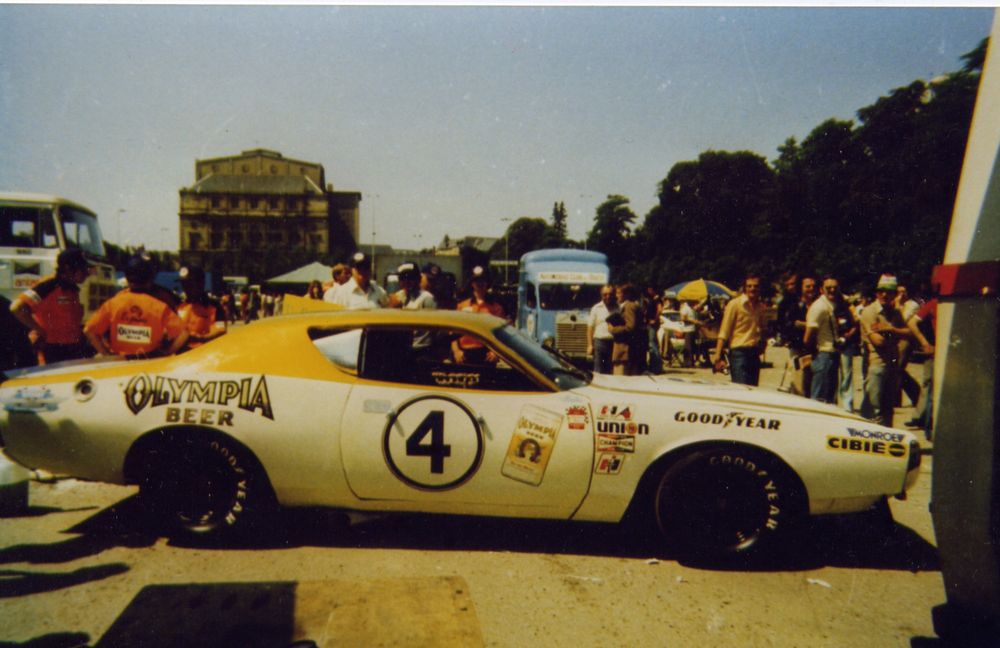 Everywhere it went the Charger attracted a massive crowd.