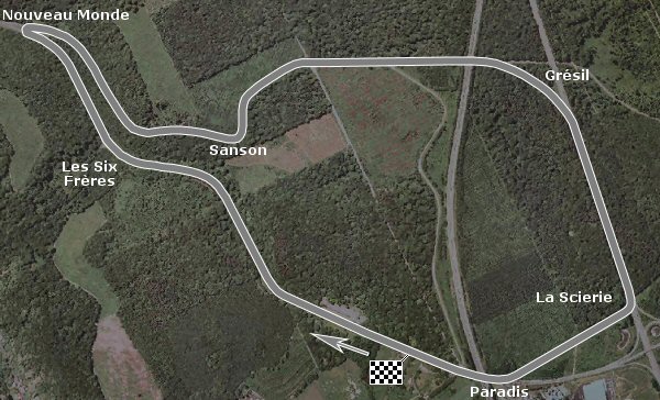 The fast and flowing Circuit Les Essarts.