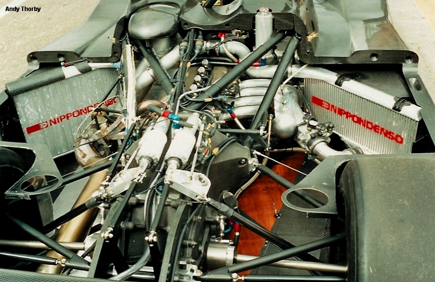 The 3S-GTM fit snugly into the LMP chassis.