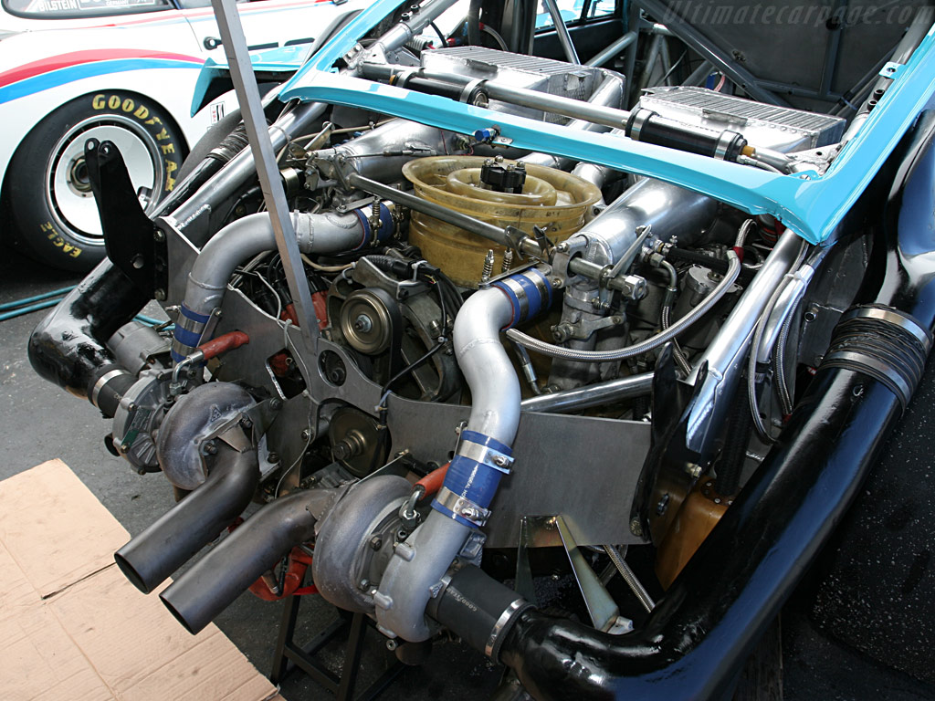 The Typ 935 twin turbo flat six.