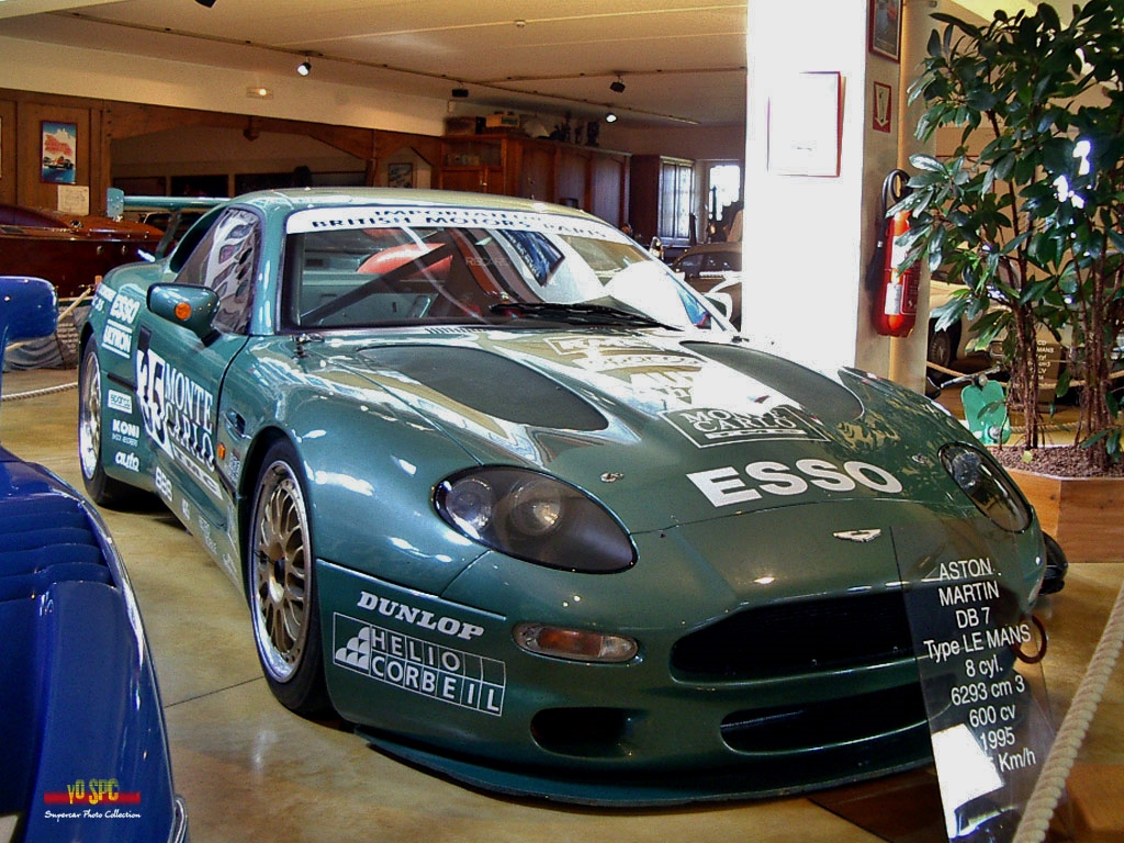 The DB7 on display at Michel Hommell's Manoire l'Automobile museum, Britanny, France.