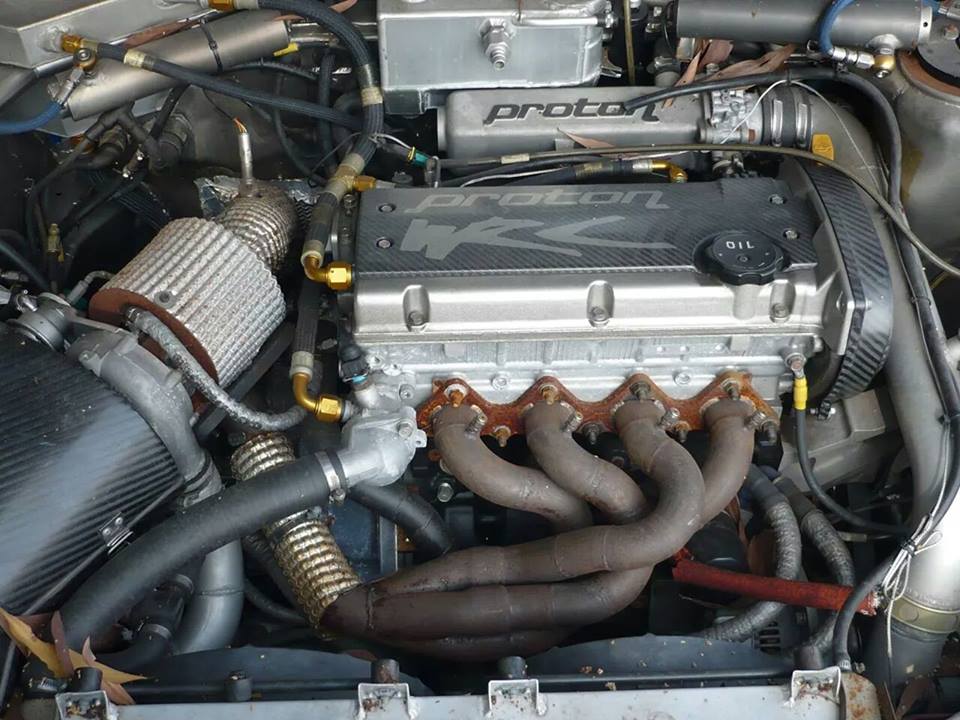 Proton's version of the legendary 4G63T Mitsubishi engine.