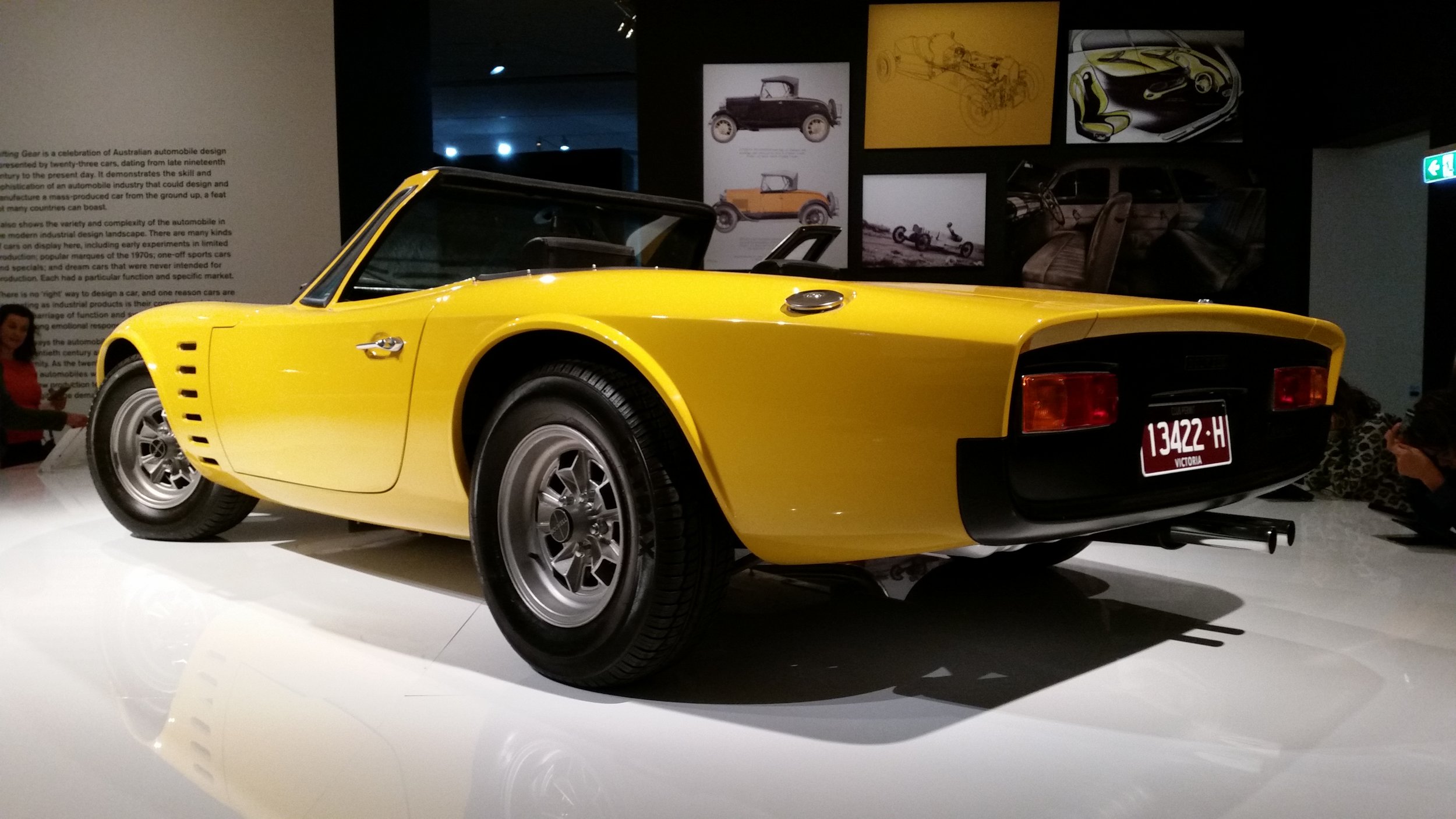 A Nagari convertible at the Shifting Gear exhibition in 2015 