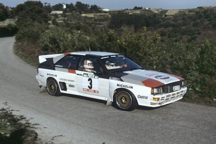 The quattro sported a very long and heavy nose.