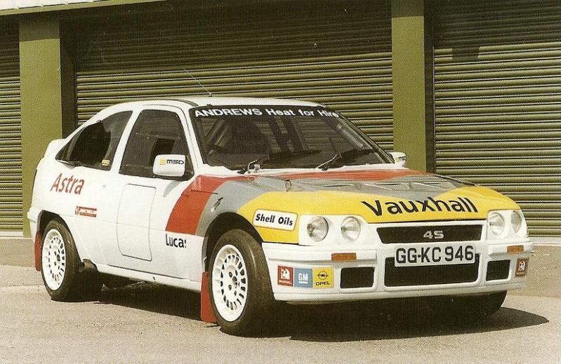 The supercharged prototype, Vauxhall Astra 4S