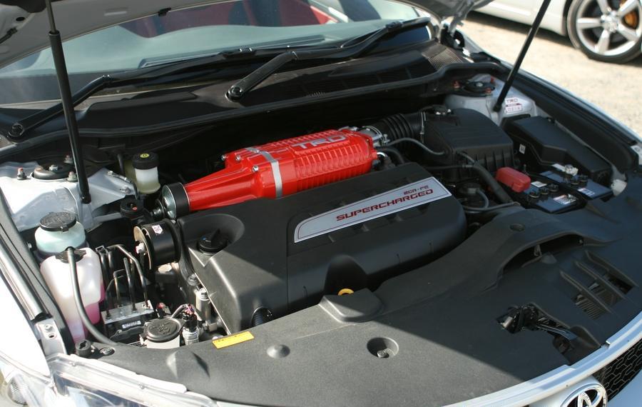 The supercharged V6 engine