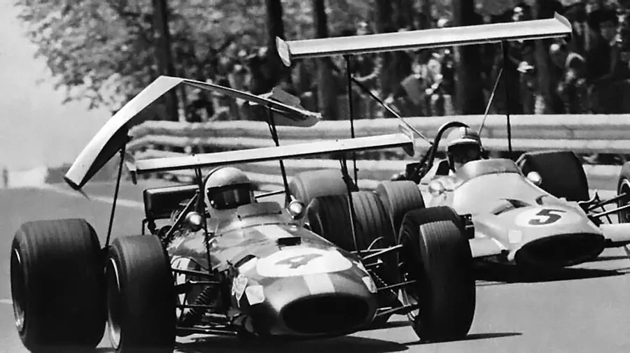 Deadly wing failures were rampant in F1's early aero days.