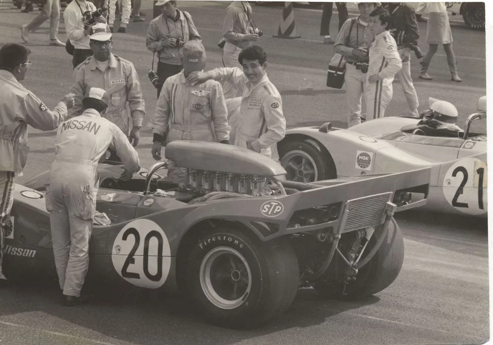 Getting ready, 5th Japan GP 1969.