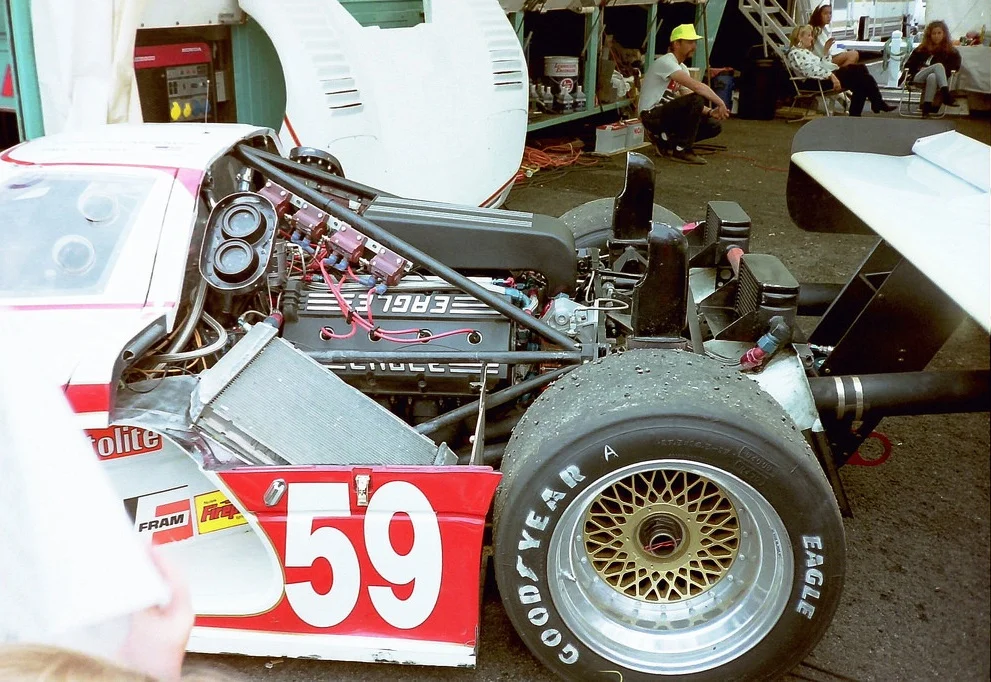 One of the largest engines ever to grace Le Mans.