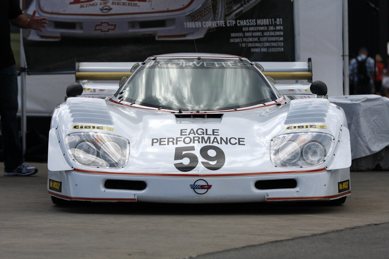 The car is currently back in the States, retrofitted with the original 6L Chevrolet V8 for use in historic racing.