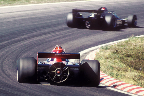 Lauda chasing down Andretti, Anderstorp 1978.