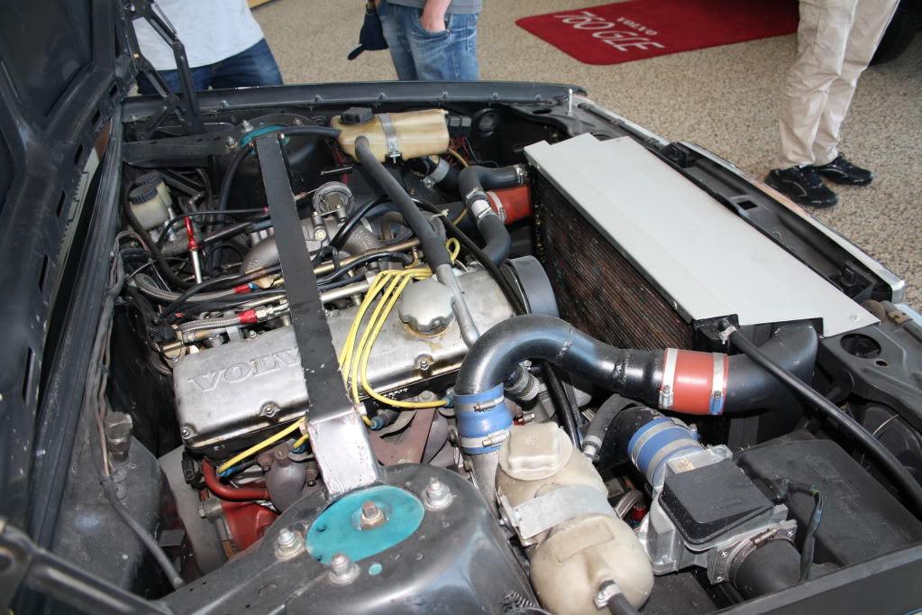 Volvo's first turbocharged and intercooled B21ET engine.