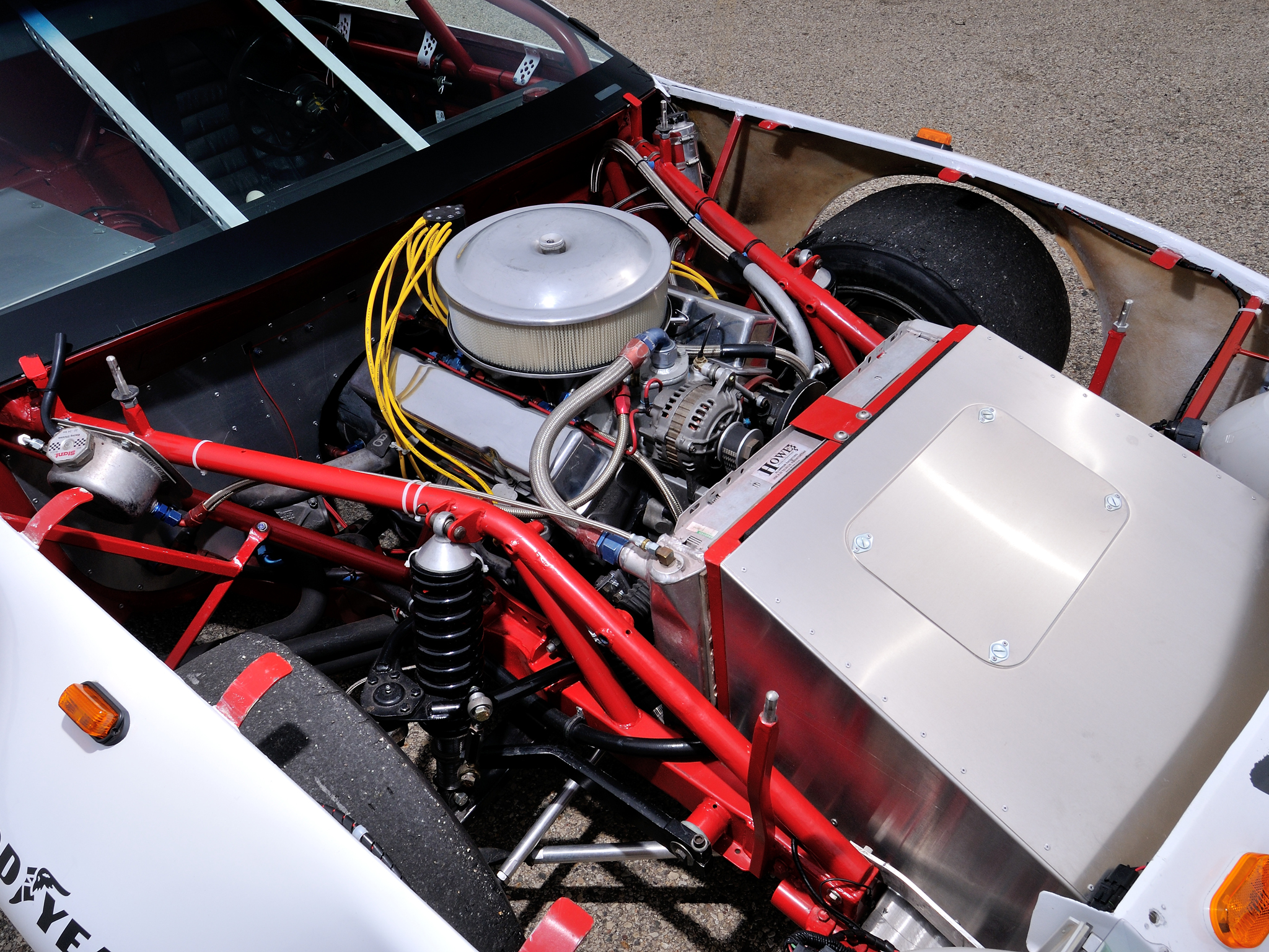 The stock car-like Camaro was powered by good old American V8 muscle.