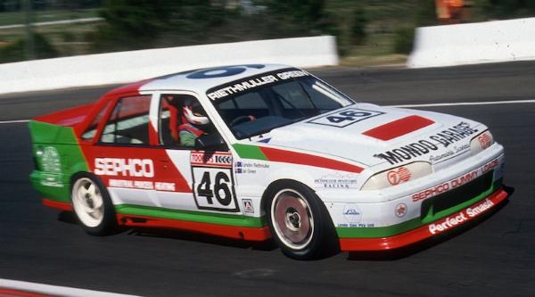 Lyndon Reithmuller in an ex-factory Commodore at Bathurst, 1989