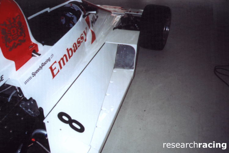 The car's sleek silhouette look features a lot along the sides of the GH2 (Image: researchracing)