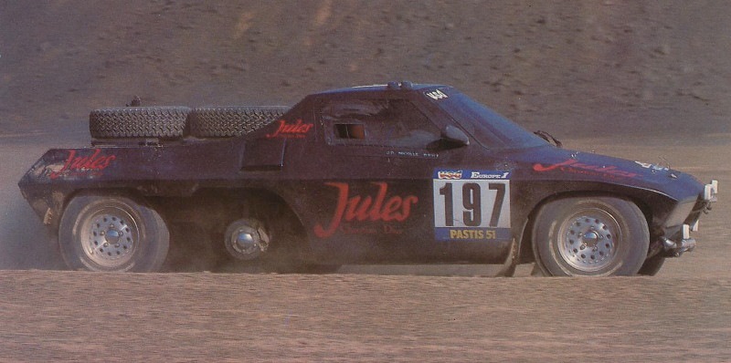 Jules II demonstrating its versatility by driving on three driven wheels.