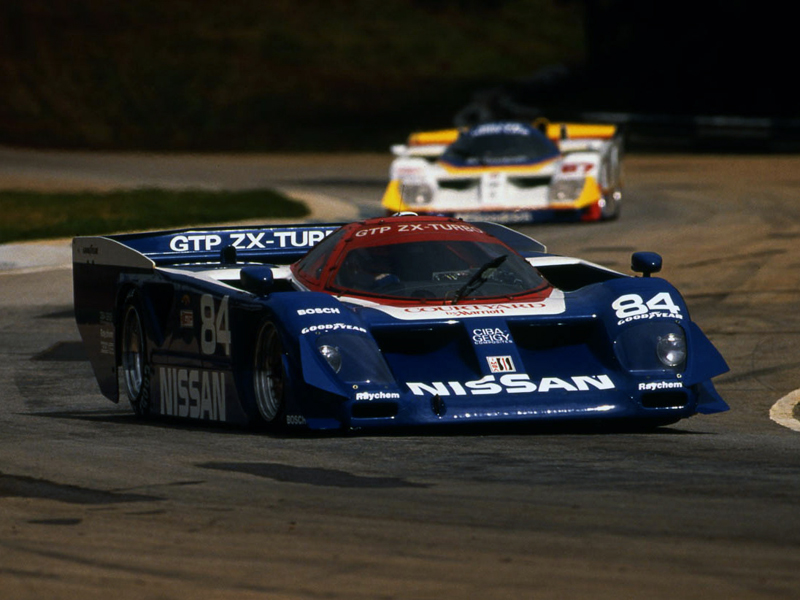 The Nissan GTP ZX-Turbo quickly took charge in IMSA GT.