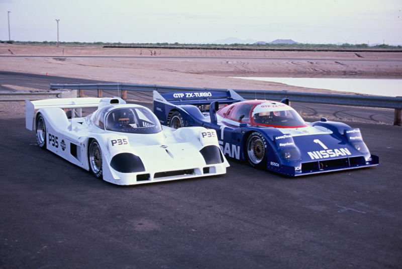 Compared to the brutal sprint-race GTP ZX-Turbo the P35 was a much more elegant machine.