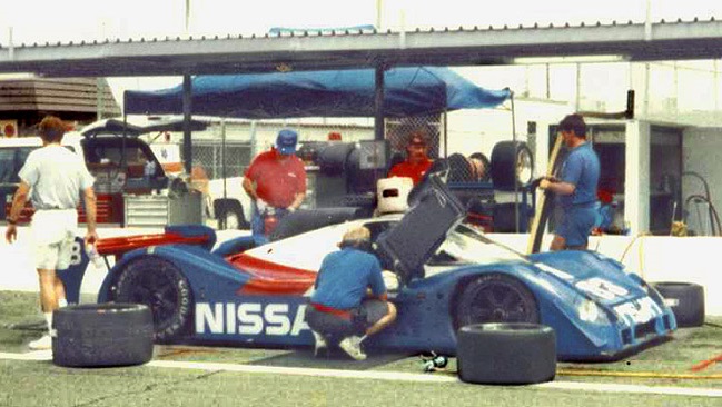The P35 during testing. Note the low drag wing arrangement.
